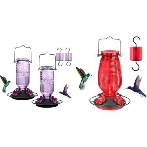 imageHumingbird Feeder 16oz 2 Pack20 oz 1 Pack Bundle