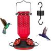 imageFEED GARDEN 15 Inch 2 Pack HandForged Hanging Plant Bracket and Hummingbird Feeder for Outdoors Hanging