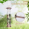 image:imageFEED GARDEN 2 Pack Tube Bird Feeders for Outdoors Hanging  Premium Hard Plastic Wild Bird Feeder with 6 Ports Easy Refill amp Clean 15 Inch Green13 inchCopper1P