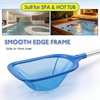 image:imageFEED GARDEN Hot Tub Pool Skimmer Spa Net with 12 Aluminum Pole 11 x25 Blue Mesh 6Inch Deep for Small Above Ground Pools Pick Up Fine Debris Lightweight Leaf Net11 x25 Pool Skimmer