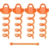 image:imageFEED GARDEN Wall Hook Hanging Plant Bracket 10 Inch 2 Packamp122 Inch Spiral Ground Anchors