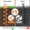 image:imageFEED GARDEN Wall Hook Hanging Plant Bracket 10 Inch 2 Packamp122 Inch Spiral Ground Anchors