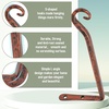 image:imageFEED GARDEN 2 Pack 12 Inch Hanging Plant Bracket Wall Hooks Decorative Plant Hangers for Outdoor Hanging Bird Feeders Wind Chimes Plant Baskets BlackAntique Bronze