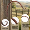 image:imageFEED GARDEN 2 Pack 12 Inch Hanging Plant Bracket Wall Hooks Decorative Plant Hangers for Outdoor Hanging Bird Feeders Wind Chimes Plant Baskets BlackAntique Bronze