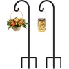 image:image32 Inch Small Shepherds Hooksamp 2 Pack 16 oz Plastic Disc Hummingbird Feeders