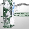 image:imageFEED GARDEN 2 Pack 12 Inch Hanging Plant Bracket Wall Hooks and 2 Pack 6Port Metal Tube Bird Feeders