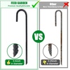 image:imageFEED GARDEN 6 Inch 500 Pack Galvanized Landscape Staples 11 Gauge AntiRust Garden Stakesamp16 Inch 8 Pack Rebar Stakes Heavy Duty J Hook Galvanized Steel Ground Stakes Tent Stakes Ground Anchors