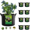 image:imageFEED GARDEN 25 Gallon Grow Bags 4 Pack  Heavy Duty 300G Thick Fabric Plant Pots with Reinforced Handles Breathable Drainage Planters for Tomatoes Potatoes amp Large Vegetables Indoor Outdoor8