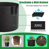 image:imageFEED GARDEN 25 Gallon Grow Bags 4 Pack  Heavy Duty 300G Thick Fabric Plant Pots with Reinforced Handles Breathable Drainage Planters for Tomatoes Potatoes amp Large Vegetables Indoor Outdoor4