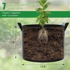 image:imageFEED GARDEN 25 Gallon Grow Bags 4 Pack  Heavy Duty 300G Thick Fabric Plant Pots with Reinforced Handles Breathable Drainage Planters for Tomatoes Potatoes amp Large Vegetables Indoor Outdoor8