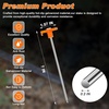 image:imageFEED GARDEN Heavy Duty Tent Stakes 7 Inch  10 Pack Galvanized Steel Ground Anchors for Camping Tents Canopy Tarp  Rust Resistant Metal Pegs with High Visibility Orange Head20